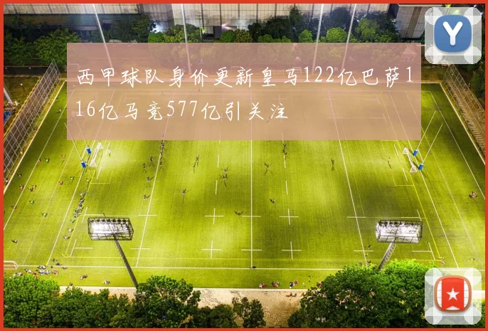 西甲球队身价更新皇马122亿巴萨116亿马竞577亿引关注